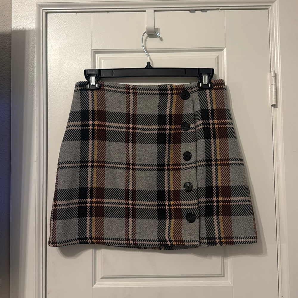 Gianni Bini Plaid Skirt Size XL